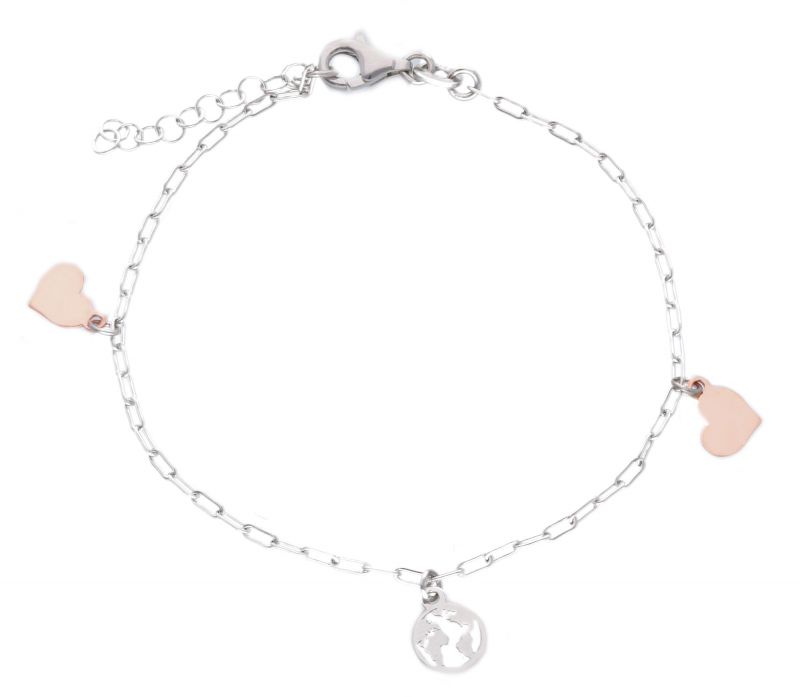 Φωτογραφία από  Platinum plated silver 925° bracelet (code S267585)