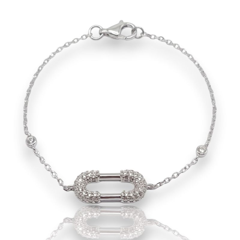 Φωτογραφία από Bracciale in argento 925º rodiato (code BZB101473)