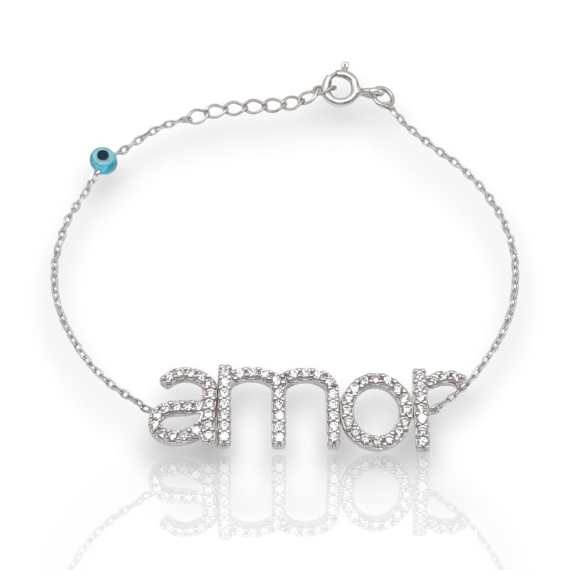 Φωτογραφία από Bracciale in argento 925º AMOR (code FC001982)