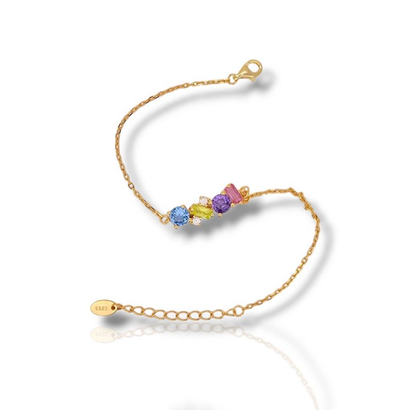 Φωτογραφία από Gold plated silver 925° bracelet  (code FC008865)