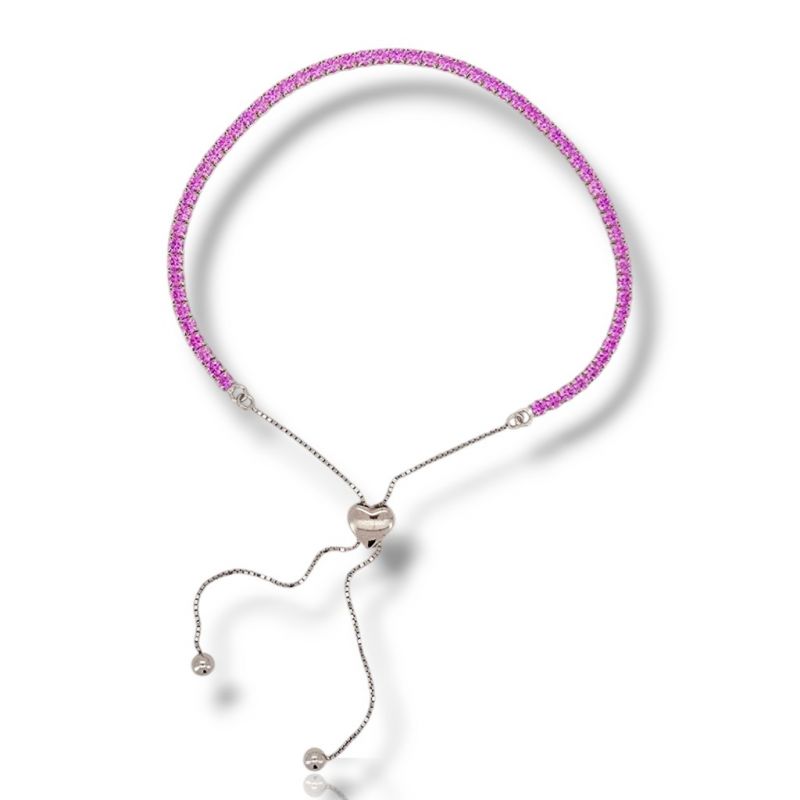 Φωτογραφία από Platinum plated silver 925º riviera bracelet 2.2mm (code FCM009785)