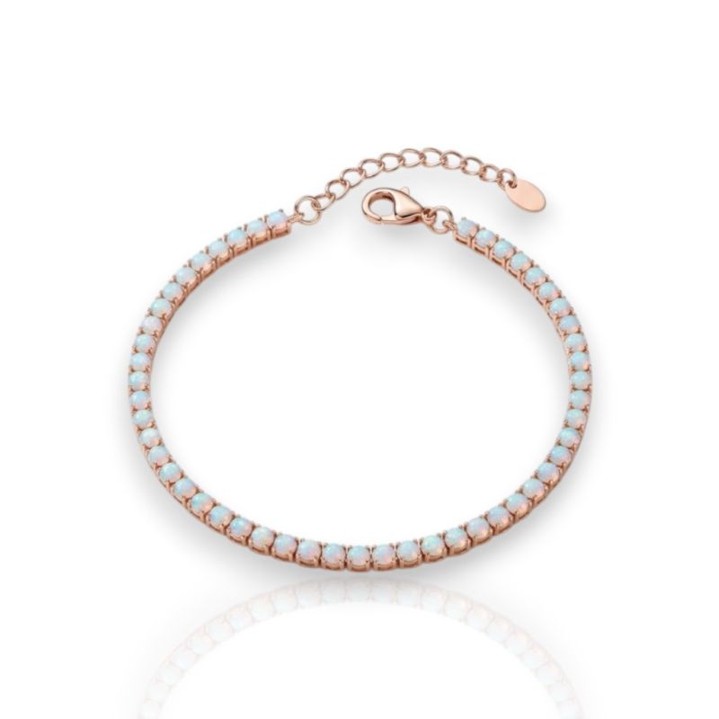 Φωτογραφία από Tennis in argento 925º dorato oro Rosa 2.8mm  (code FCM002707)