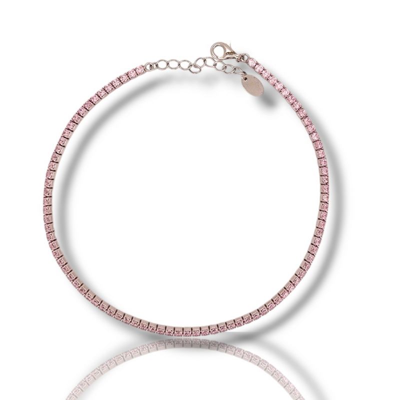 Φωτογραφία από Platinum plated silver 925º riviera bracelet 2.2mm (code FCM002709)