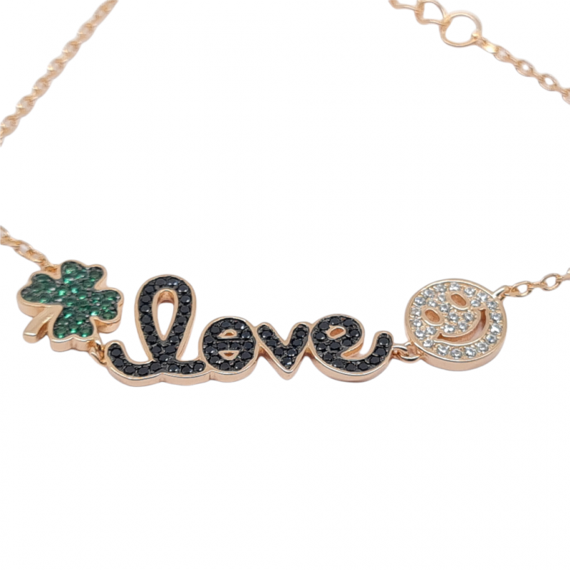 Φωτογραφία από Bracciale LOVE in argento 925º dorato   (code FC005147)