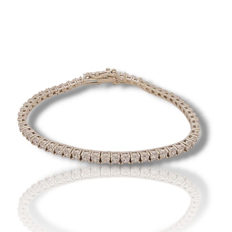 Φωτογραφία από Tennis in argento 925º rodiato 2.7mm  (code SHK915130)