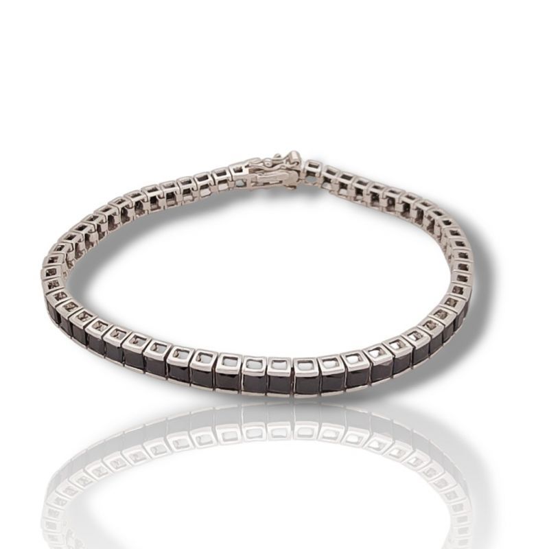 Φωτογραφία από Tennis in argento 925º rodiato  4.0mm  (code SHK371130)