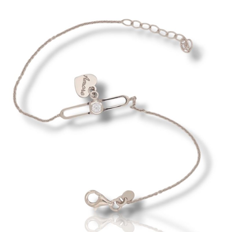 Φωτογραφία από Platinum plated silver 925° bracelet (code SHK905112B)