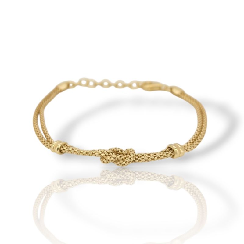 Φωτογραφία από Βραχιόλι απο επιχρυσωμένο ασήμι 925 ( code SHK905116BR ) 