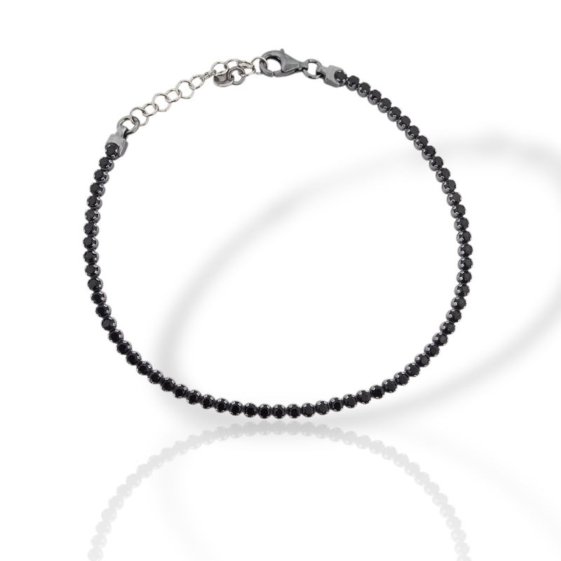 Φωτογραφία από Ριβιέρα ασημένια 925° επιπλατινωμένη  (code SHK905121)