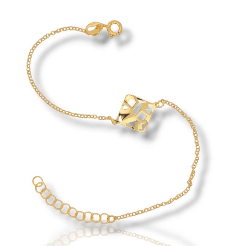 Φωτογραφία από Gold plated silver 925° bracelet (code SHK90517)