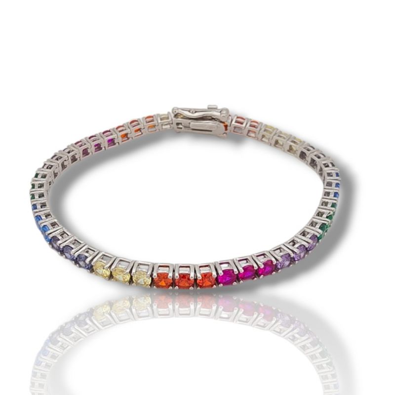 Φωτογραφία από Tennis in argento 925º rodiato 2.8mm  (code SHK915135)