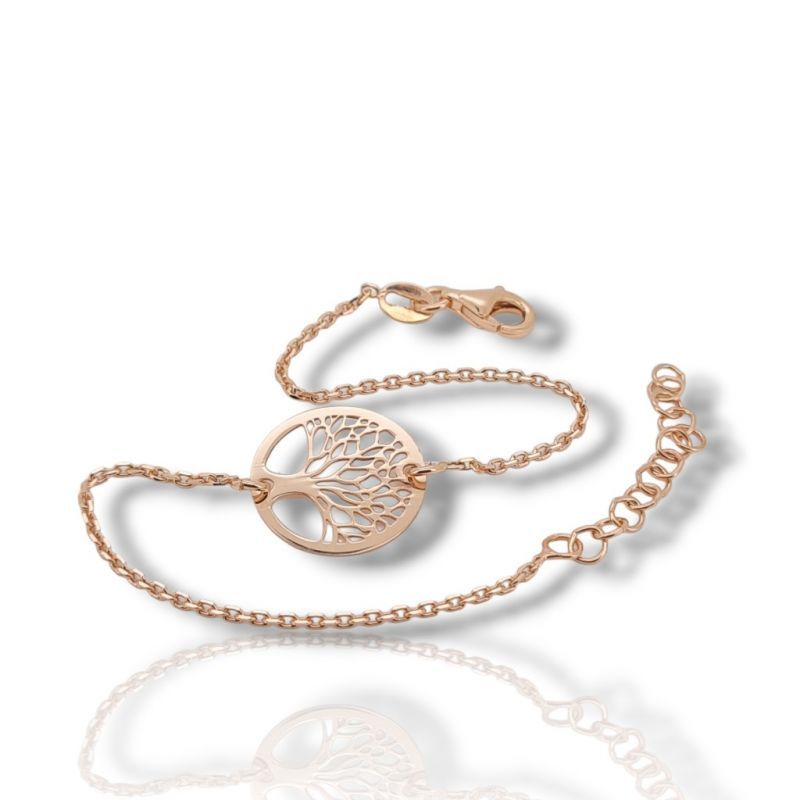 Φωτογραφία από Gold plated silver 925° bracelet with the tree of life (code SHK999R)