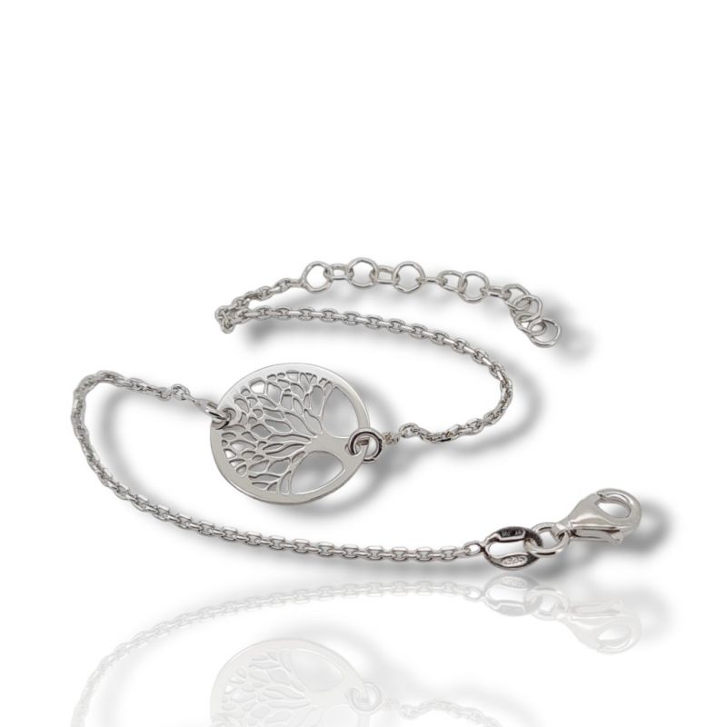 Φωτογραφία από  Platinum plated silver 925° bracelet with the tree of life (code SHK999B)