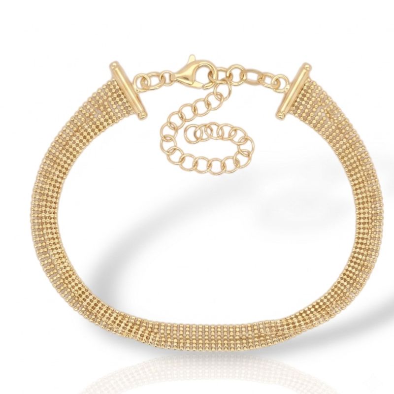 Φωτογραφία από Gold plated silver 925º brangle (code SVX2500354)