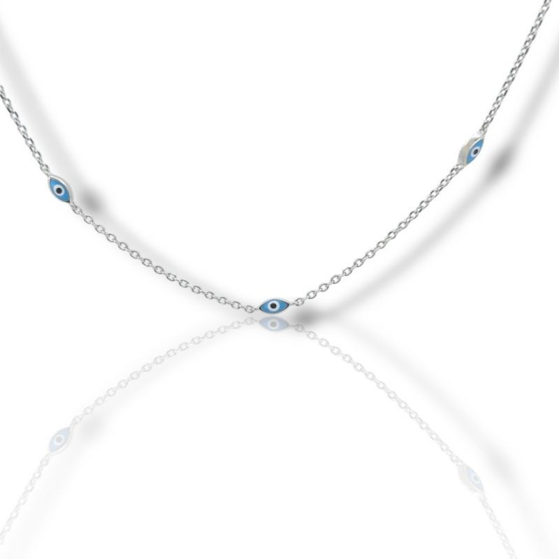 Φωτογραφία από Girocollo Occhio in argento 925° (FC011629)