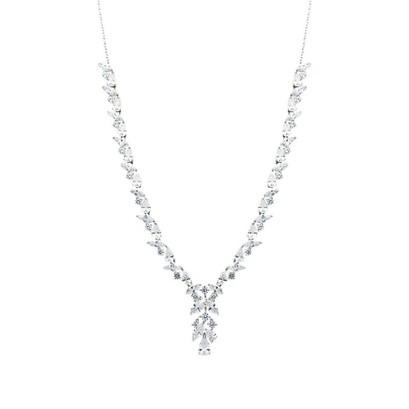 Φωτογραφία από Collana Sposa in Argento 925 con Zirconi (S282633)