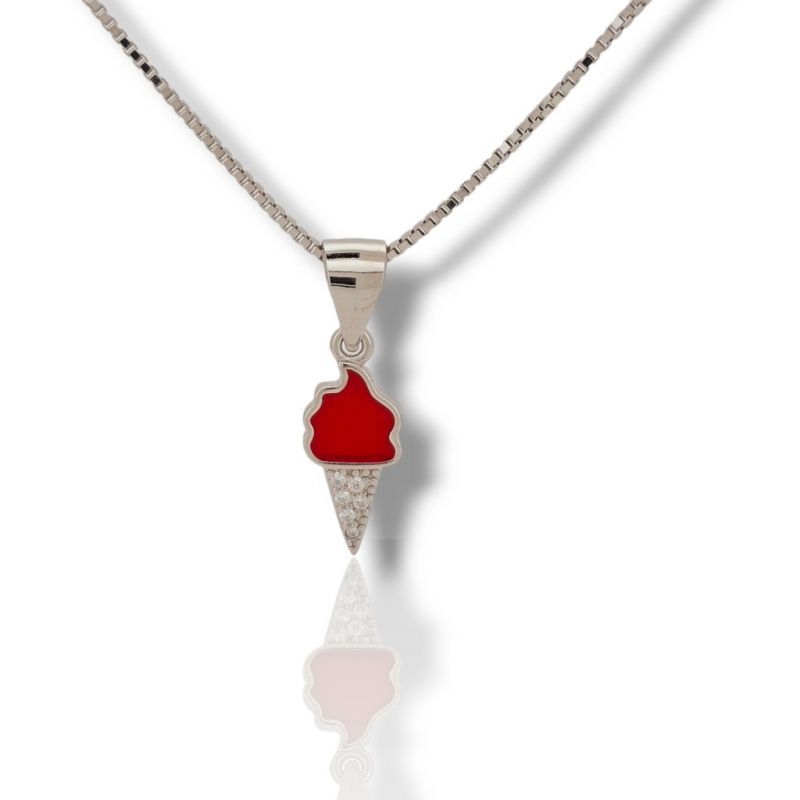 Φωτογραφία από Collana in argento con piccolo gelato (code: FC001288)