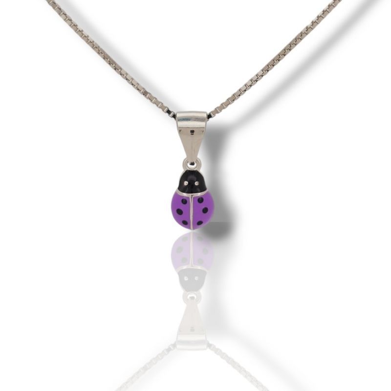 Φωτογραφία από Silver necklace with a small ladybug (code: FC001332)