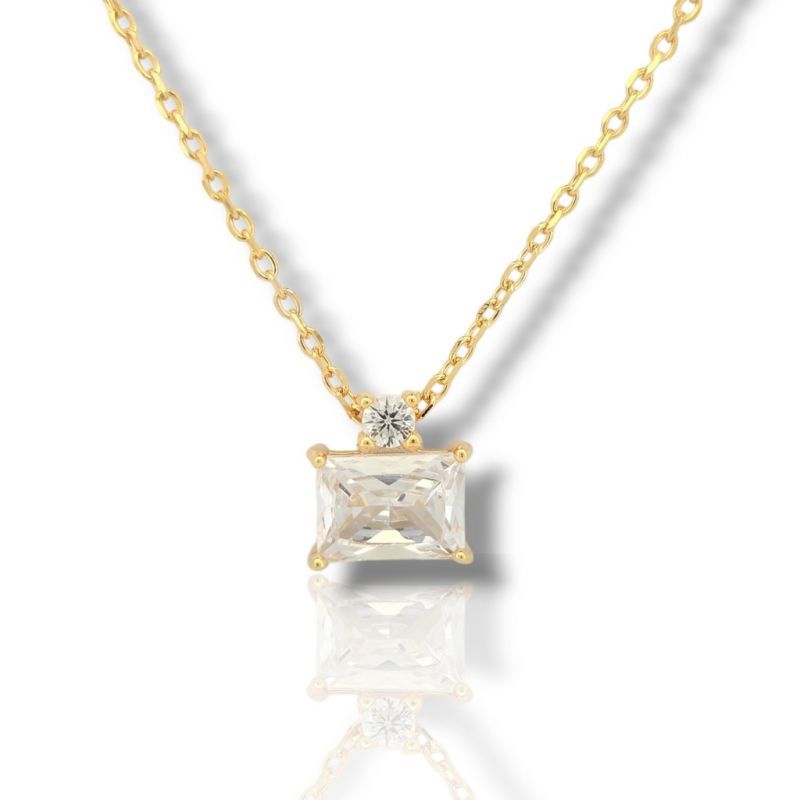 Φωτογραφία από collana in argento placcato oro 925° (code FC008956)