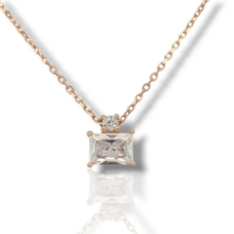 Φωτογραφία από Collana in argento oro rosa 925° (code FC008957)