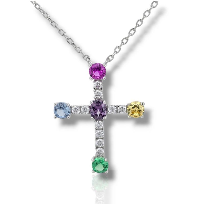 Φωτογραφία από Platinum plated silver 925º Cross  (code FC011318)