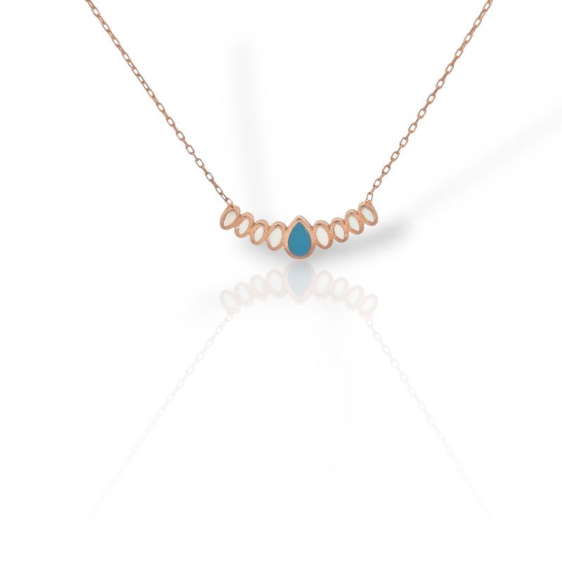 Φωτογραφία από Rose gold plated silver 925° necklace codeFC1930