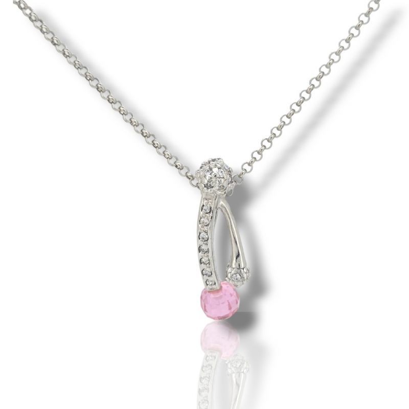 Φωτογραφία από Platinum plated silver 925° necklace (code M2868)