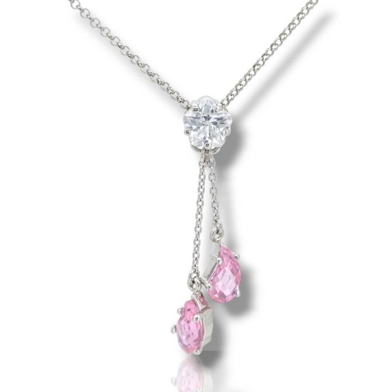 Φωτογραφία από Platinum plated silver 925° necklace (code M2869)