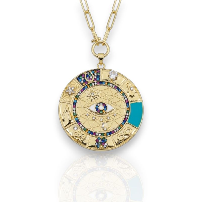 Φωτογραφία από Gold plated silver 925° necklace  (code NZC107222)