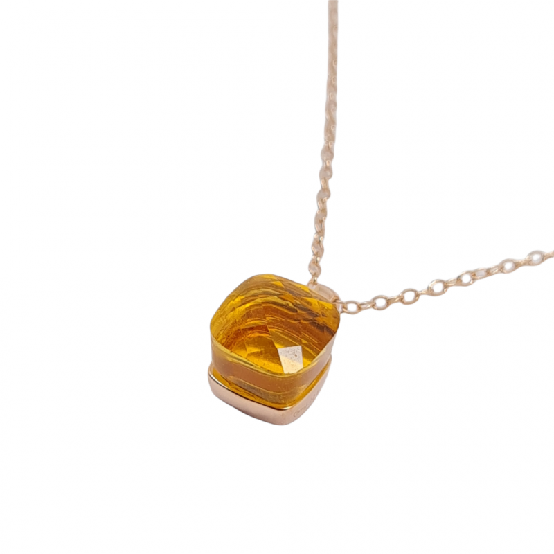 Φωτογραφία από Gold plated (rose) silver 925° necklace  (code FC004717)