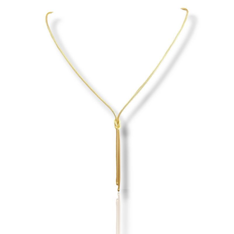 Φωτογραφία από Gold plated silver infinity necklace (code SHK905135)