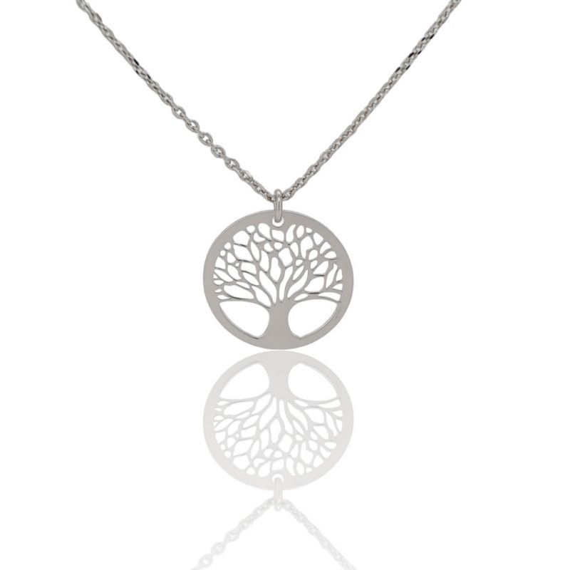 Φωτογραφία από Platinum plated silver 925° necklace  (code SHK991B)