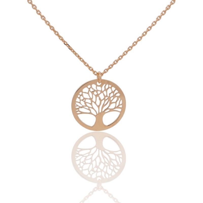 Φωτογραφία από Rose gold plated silver 925° necklace  (code SHK991R)