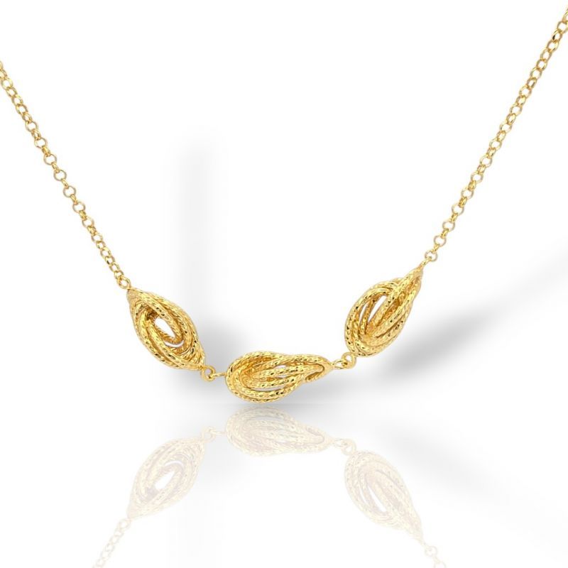 Φωτογραφία από Gold plated silver 925º necklace (code SVX2400013)