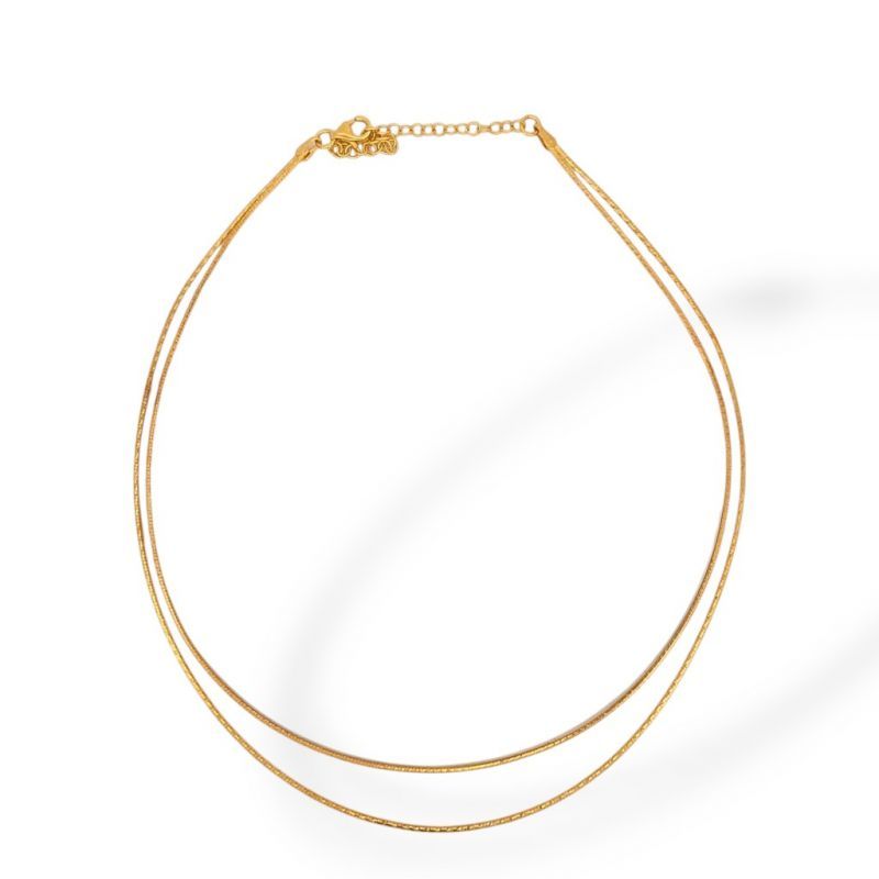 Φωτογραφία από Girocollo in argento 925° dorato (code SVX2402612)