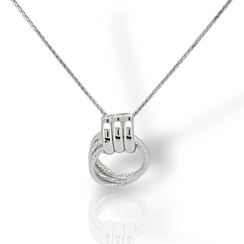 Φωτογραφία από Platinum plated silver 925º necklace (code SVX2402567)