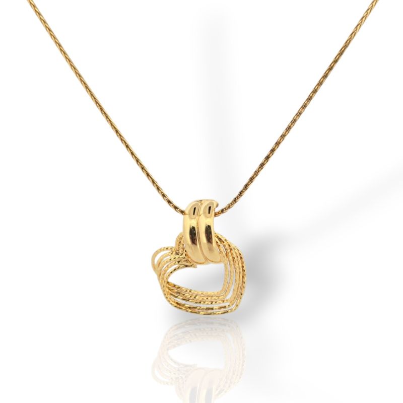 Φωτογραφία από Κολιέ καρδούλα απο ασήμι 925º  επιχρυσωμένο  (code SVX2500863D)