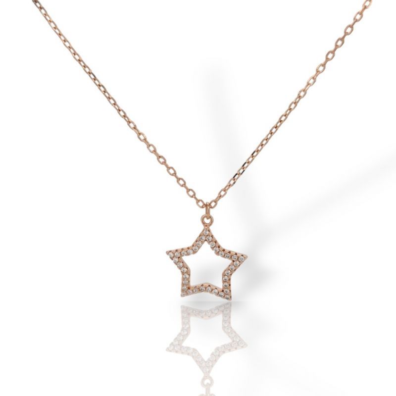 Φωτογραφία από Girocollo Stella in argento 925° dorato