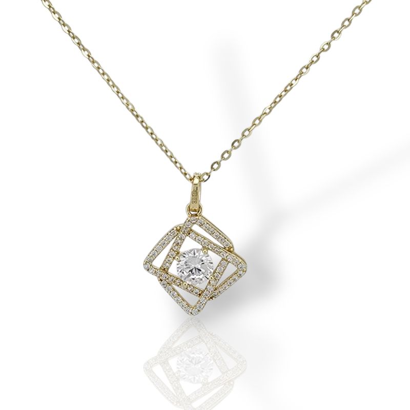 Φωτογραφία από Κολιέ απο επιχρυσωμένο ασήμι 925° (code FC013381)