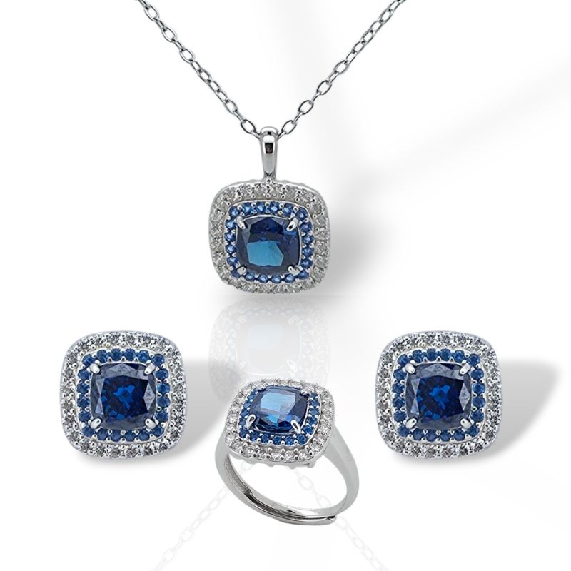 Φωτογραφία από Σετ ασημένιων κοσμημάτων M2824