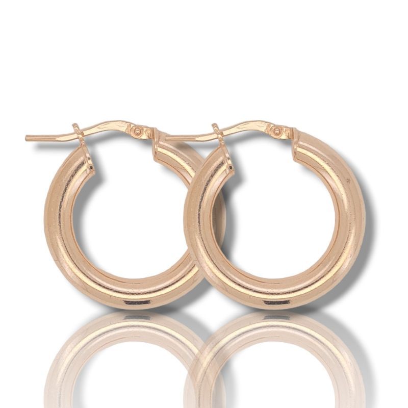 Φωτογραφία από Orecchini cerchio in argento 925° dorato  (code SHK089)