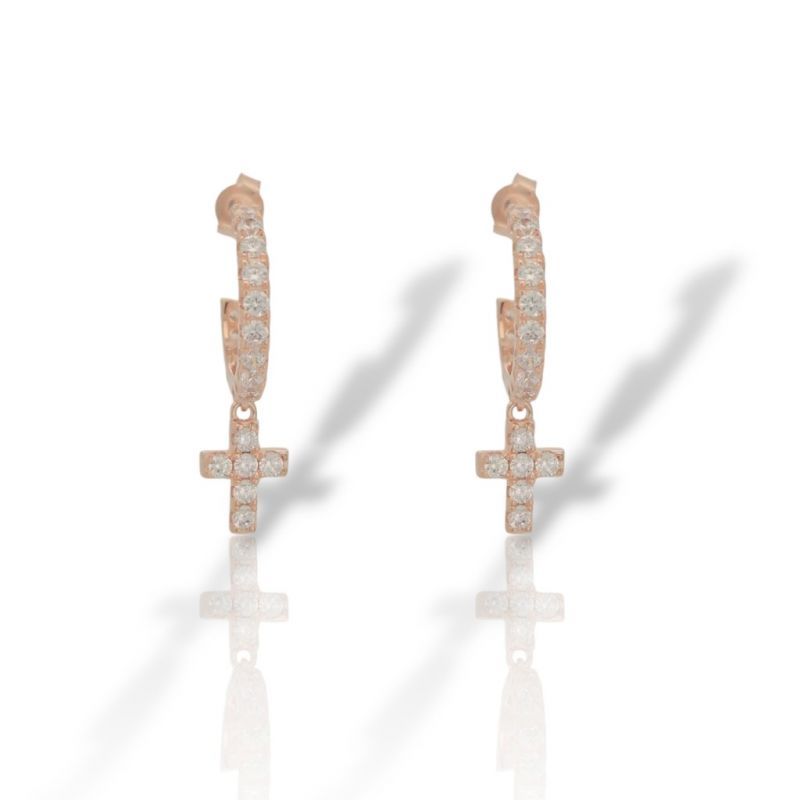Φωτογραφία από Orecchini in argento 925° dorato  (code FC001270)