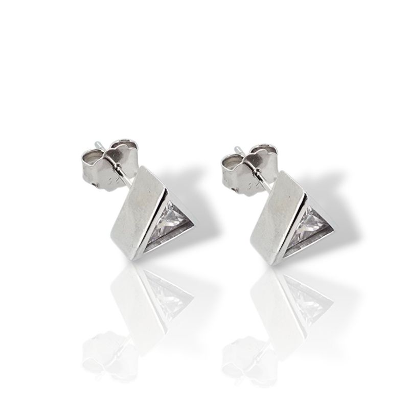 Φωτογραφία από Σκουλαρίκια απο επιπλατινωμένο ασήμι 925° (code FCM002836)