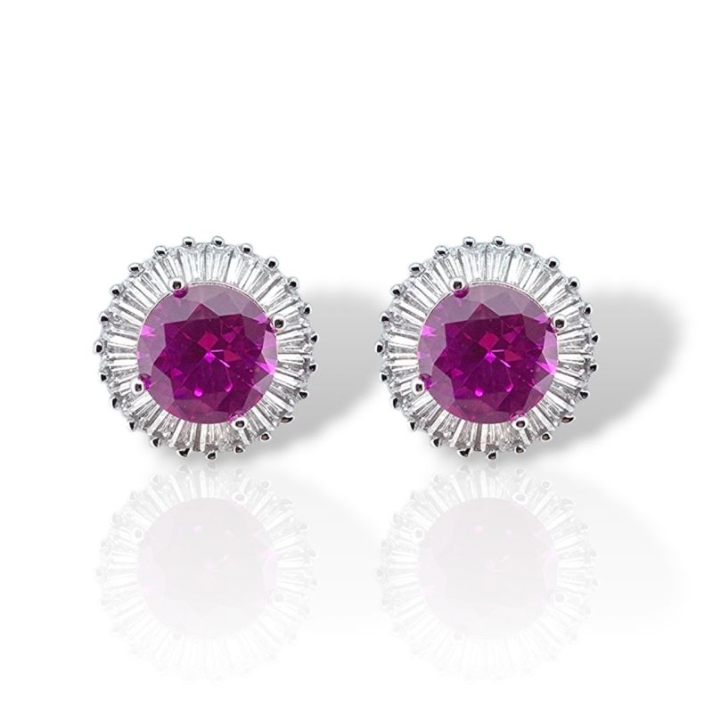 Φωτογραφία από Σκουλαρίκια απο επιπλατινωμένο ασήμι 925° (code FCM002838)