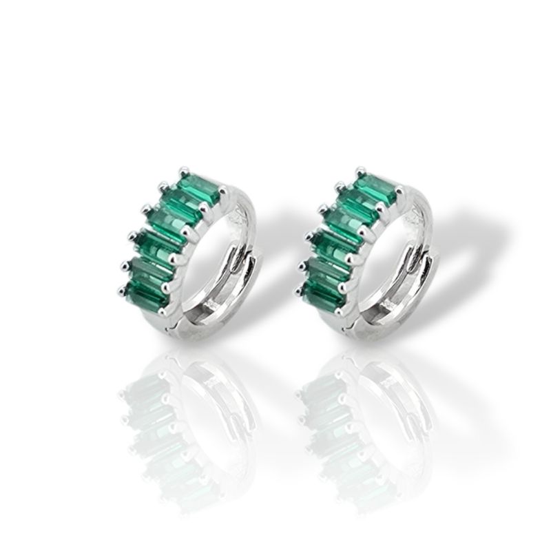 Φωτογραφία από Σκουλαρίκια απο επιπλατινωμένο ασήμι 925° (code FC007982)