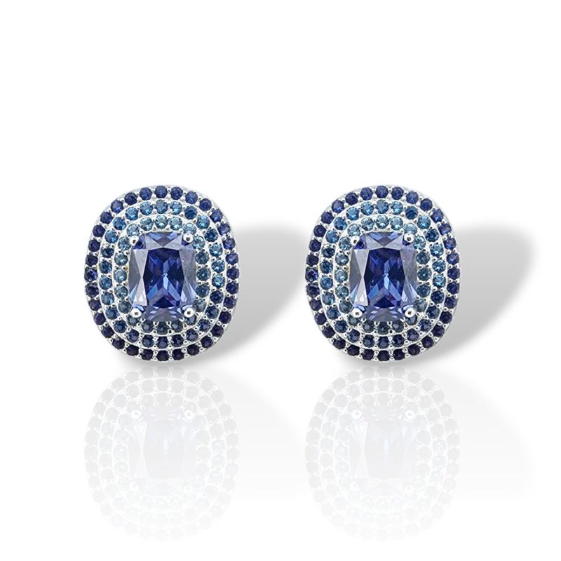 Φωτογραφία από Σκουλαρίκια απο επιπλατινωμένο ασήμι 925° (code FC007999)