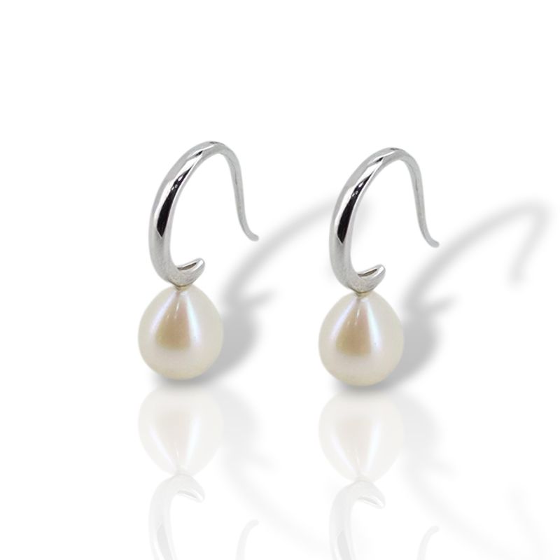 Φωτογραφία από Σκουλαρίκια απο επιπλατινωμένο ασήμι 925° (code FC008270)