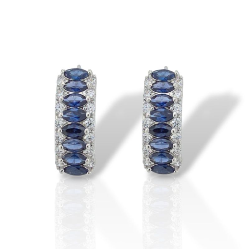 Φωτογραφία από Σκουλαρίκια απο επιπλατινωμένο ασήμι 925° (code FC010626)