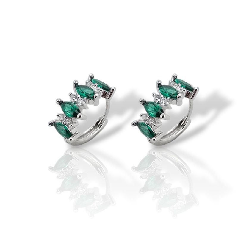 Φωτογραφία από Σκουλαρίκια απο επιπλατινωμένο ασήμι 925° (code FC012839)