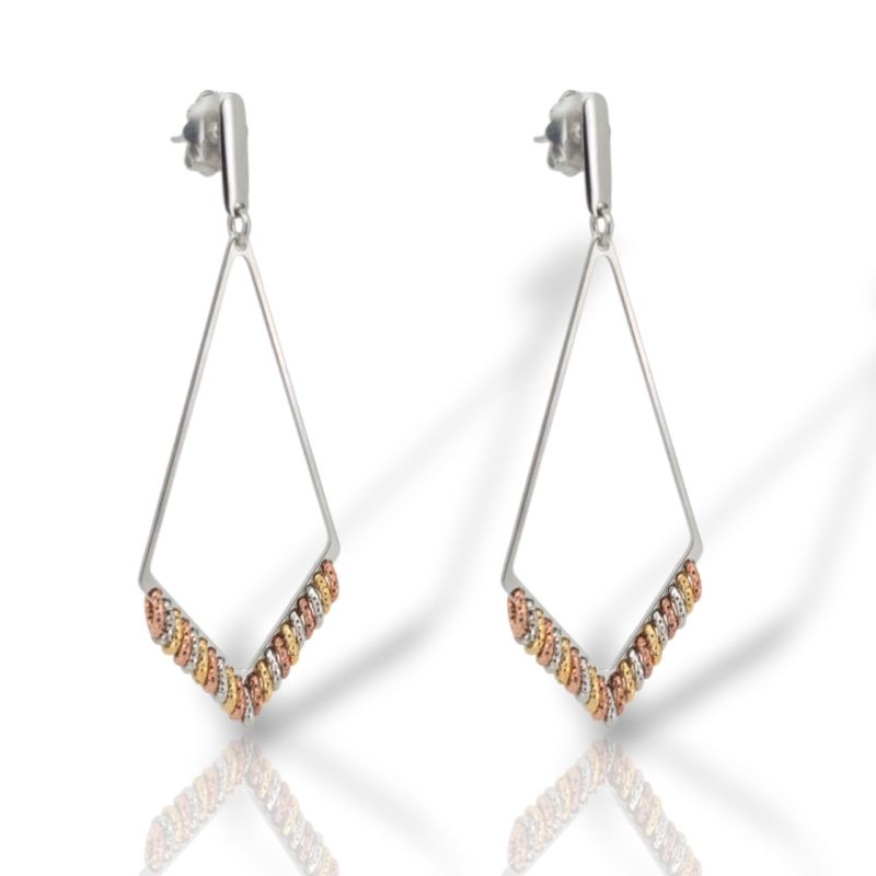 Φωτογραφία από Σκουλαρίκια κρικάκι απο επιπλατινωμένο ασήμι 925° (code SVX1600176)